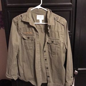 Army green jacket